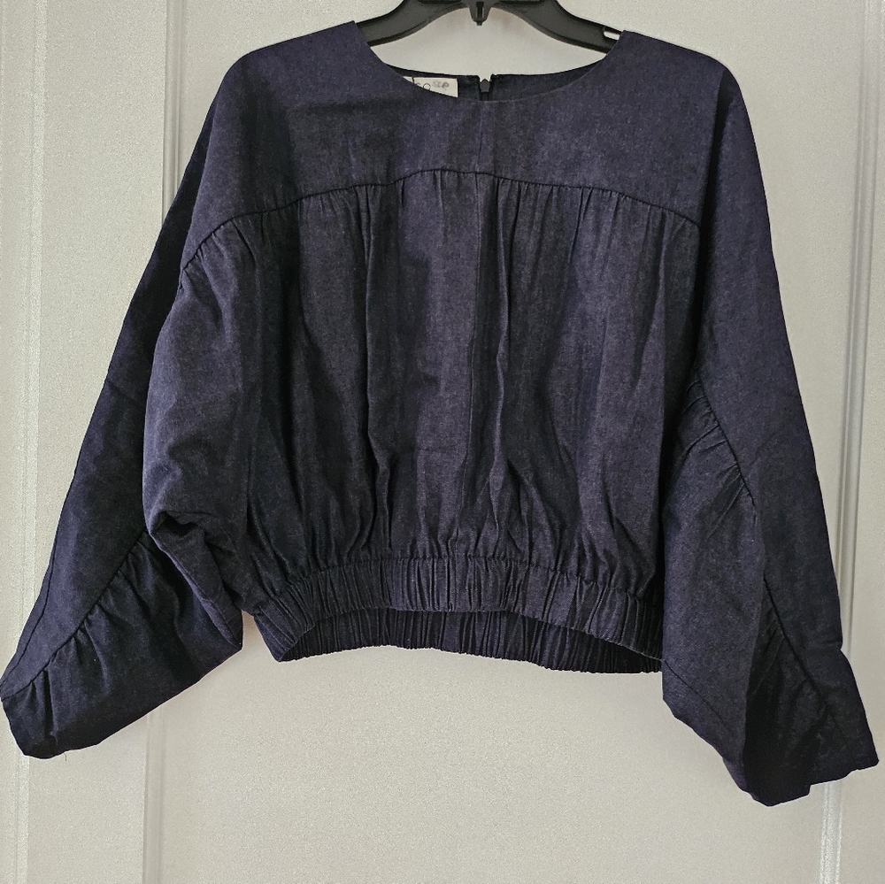 CO denim blouse